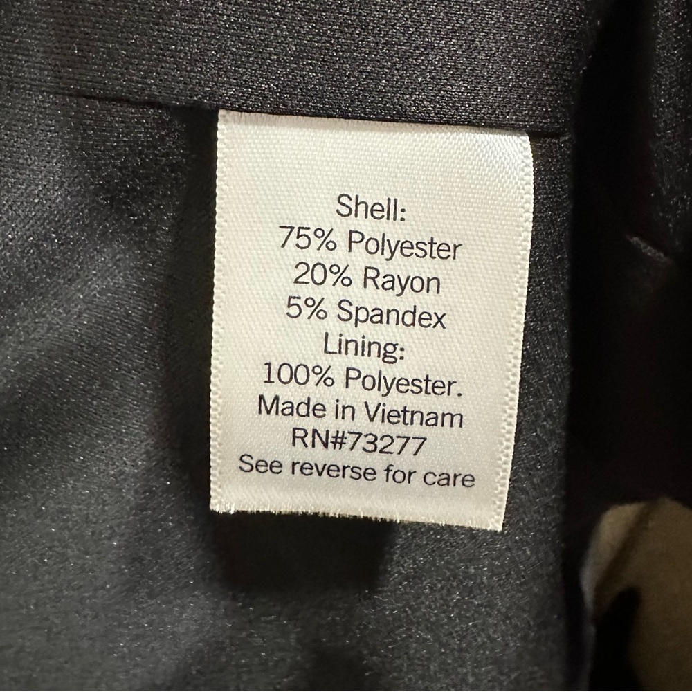 Nine West Elegant Black Blazer 1X - Picture 4 of 6